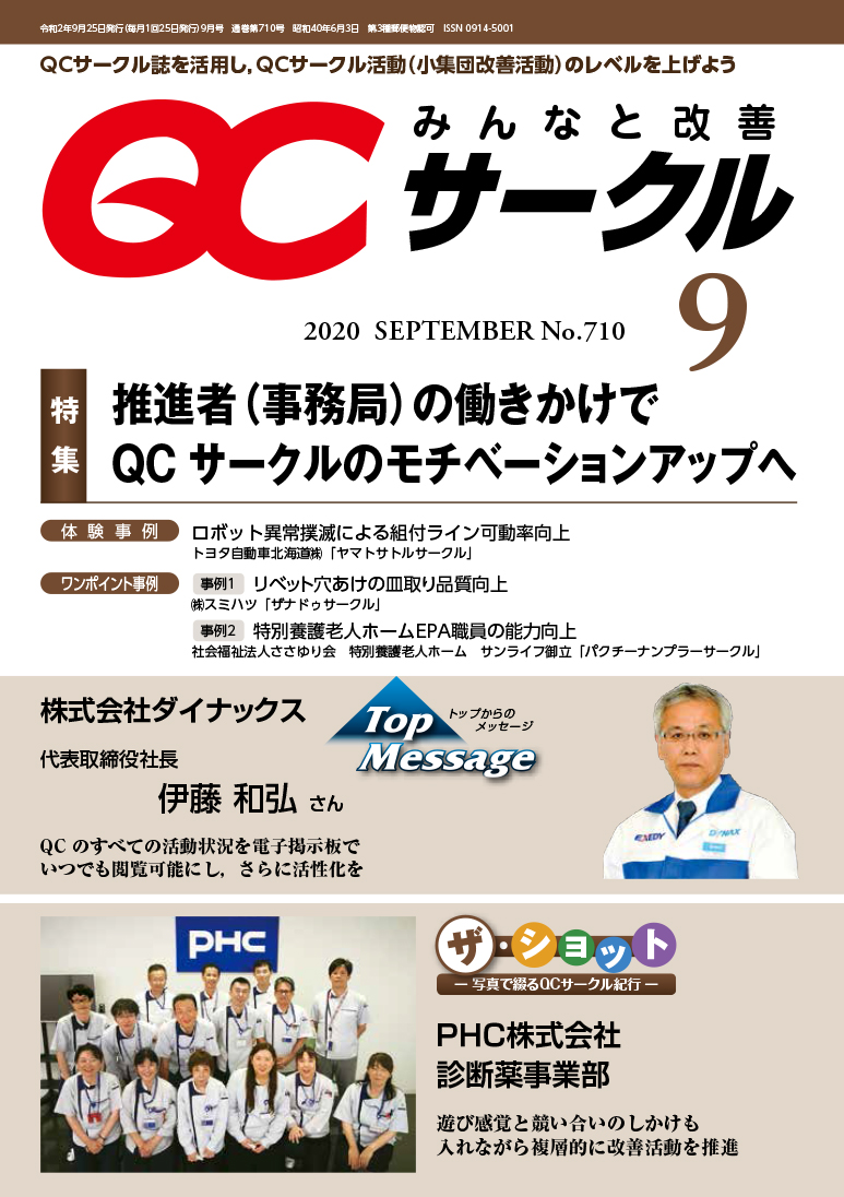 月刊「ＱＣサークル」誌2020年9月号