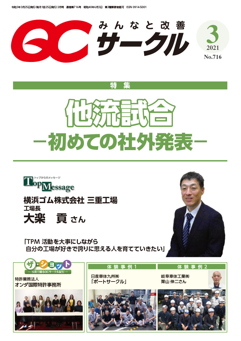 月刊「ＱＣサークル」誌2021年3月号